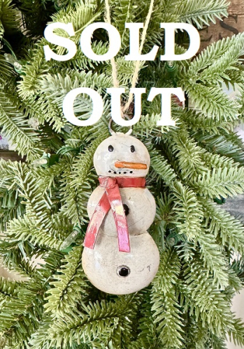 SNOWMAN ORNAMENT *NEW*